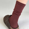 Cotton Slouchy Crew Socks - DippedShop Wholesale - #6259