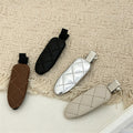Minimalist PU Leather No-Crease Snap Hair Clip 6W6HCP1621