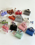 Cute Mini Clear Kelly Keychain Bag Charm 6W10BBG2115