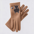 Cute Cat Embroidery Touchscreen Plush - DippedShop Wholesale - #0403
