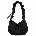 Minimalist Puffer Plaid Solid Color Crossbody Bag 6W10BBG1811
