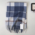 Vintage Plaid Fringe Scarf - DippedShop Wholesale - #4419