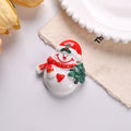 Christmas Snowman Christmas Tree Festive Magnet 6H7HBW567