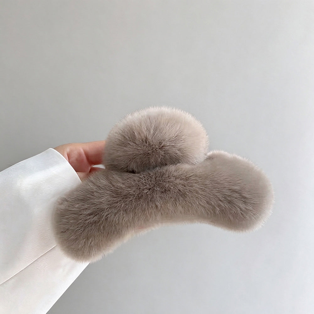 Faux Fur Hair Claw - DippedShop Wholesale - #5651