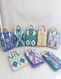 Boho Floral Print Knit Crossbody - DippedShop Wholesale - #5587