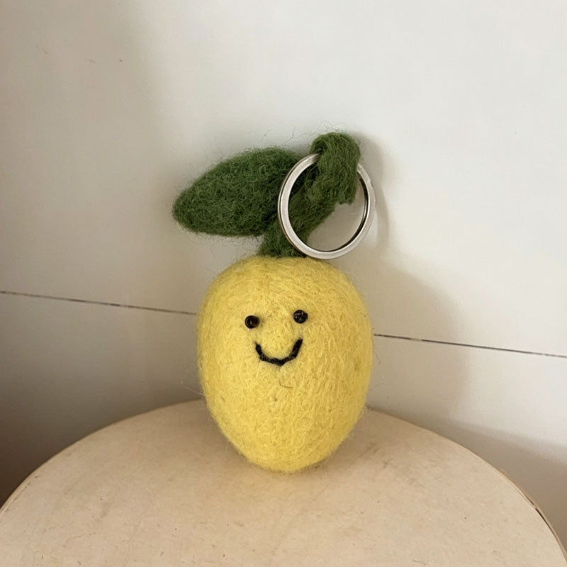Cute Flush Fruit Keychain Bag Charm 6W10BBC365