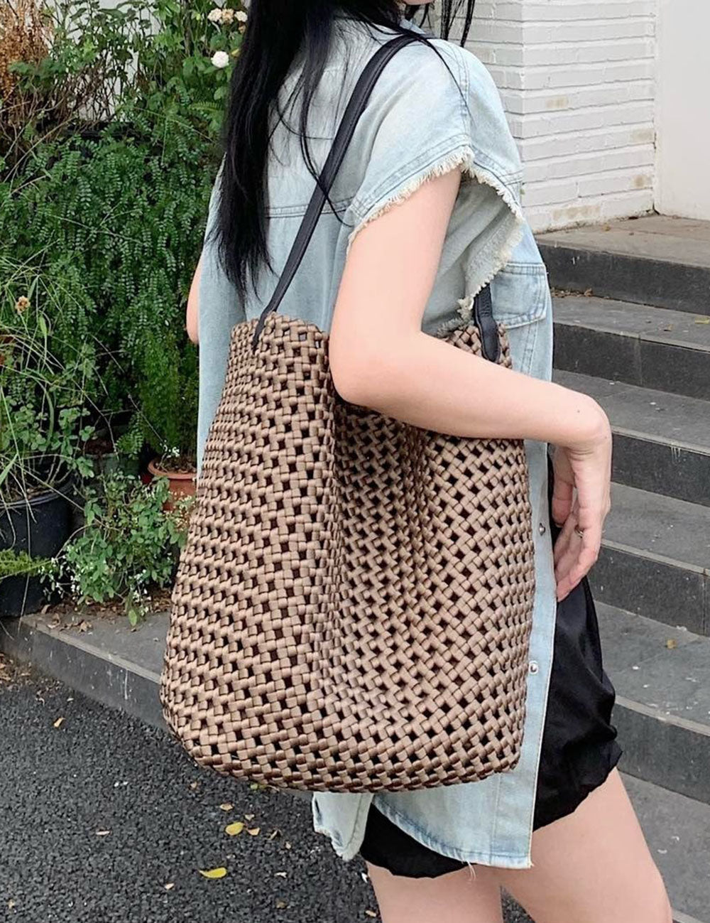 Hollow Handwoven Handbag - DippedShop Wholesale - #0419