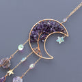 Natural Stone Moon Suncatcher - DippedShop Wholesale - #7795