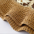 Floral Crochet Straw Hat - DippedShop Wholesale - #4435