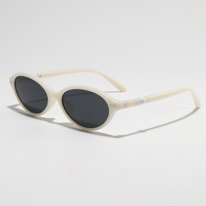 Trendy Oval Frame Sunglasses - DippedShop Wholesale - #6099