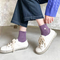 Ruffle Embroidery Crew Socks - DippedShop Wholesale - #8819
