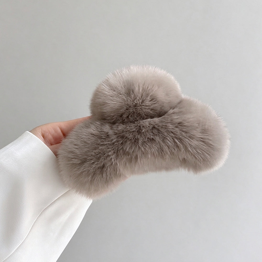 Faux Fur Hair Claw - DippedShop Wholesale - #6275