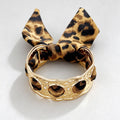 Chunky Gold Hammered Hollow Cuff Scarf Bracelet 6W6JBR746