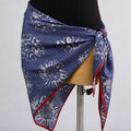 Retro Floral Print Versatile Soft Triangle Scarf 6W6NSC209