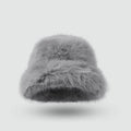 Imitation Rabbit Fur Bucket Hat - DippedShop Wholesale - #4659