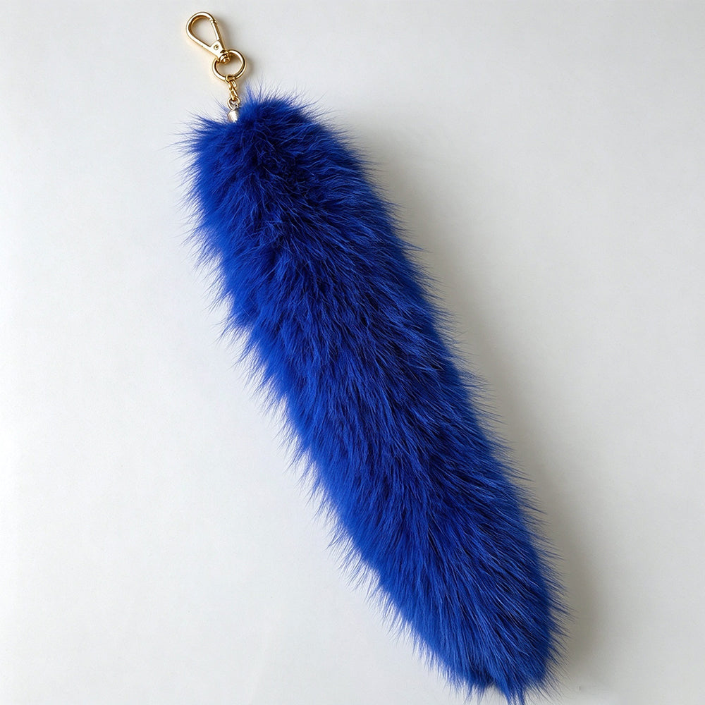 Fluffy Furry Tail Keychain - DippedShop Wholesale - #8419
