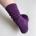 Cotton Slouchy Crew Socks - DippedShop Wholesale - #4115