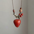 Flower Resin Pendant Necklace - DippedShop Wholesale - #6883
