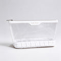 Minimalist Solid Color Quilt Shell Cosmetic Bag 6C5CO271