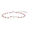 Cross Bead Chain Bracelet - DippedShop Wholesale - #2947