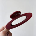 Hollow Out Oval Hair Claw - DippedShop Wholesale - #3763