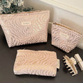 Vintage Embossed Large Capacity Portable Makeup Bag MK2BW6W10BOB385