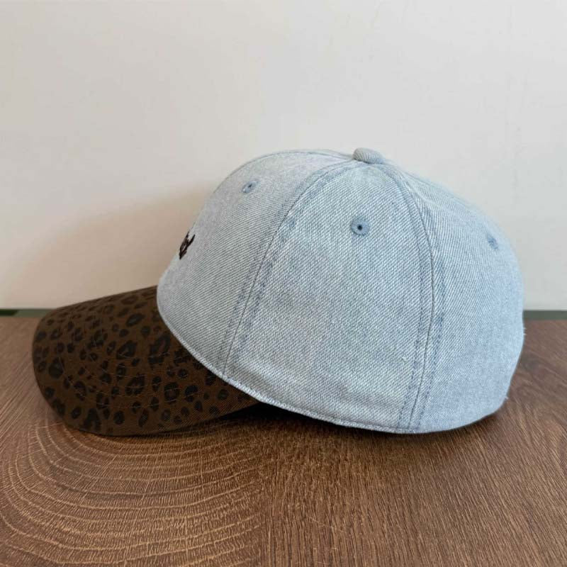 Retro Patchwork Leopard Print Embroidered Baseball Cap MK2BW6W6HAT84