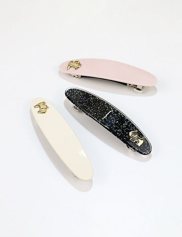 Trendy Solid Color Barrette Hair Clip MK2PPM6W6HCP344