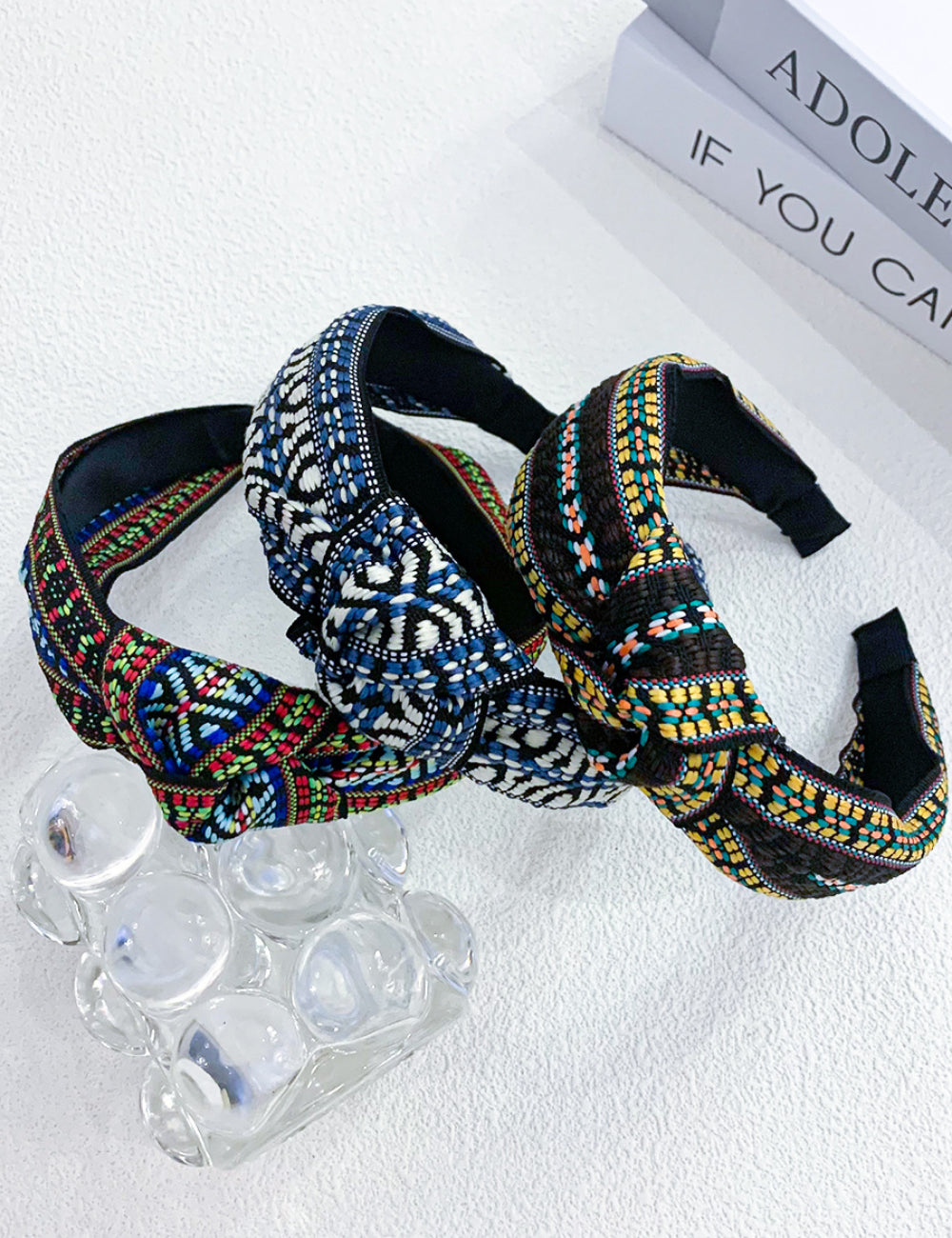 Embroidered Braided Knot Headband DPJH7