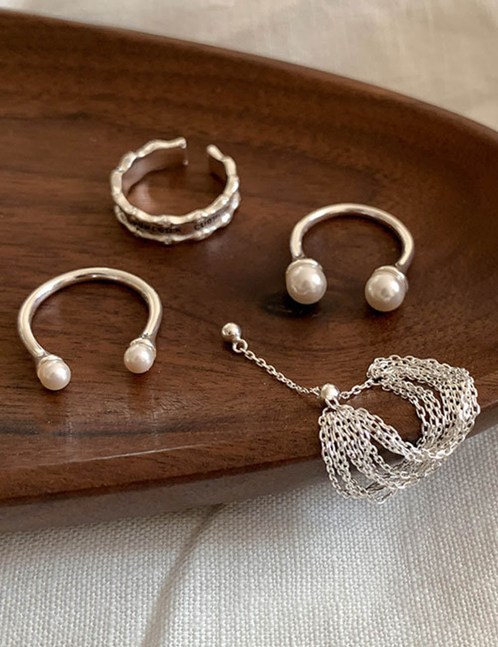 Gold Plated Pearl Ring - DippedShop Wholesale - #9171
