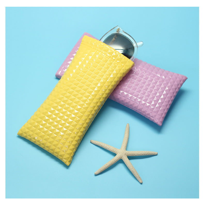 Trendy Protable  PU Leather Eyeglasses Pouch DP25B928
