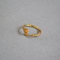 Gold Rose Open Ring - DippedShop Wholesale - #1523
