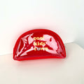 Cute Transparent PVC Letter Print Makeup Bag MK2BW6S10BOB92