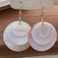 Minimalist Shell Dangle Earrings - DippedShop Wholesale - #4707