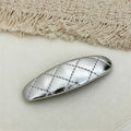 Minimalist PU Leather No-Crease Snap Hair Clip 6W6HCP1621