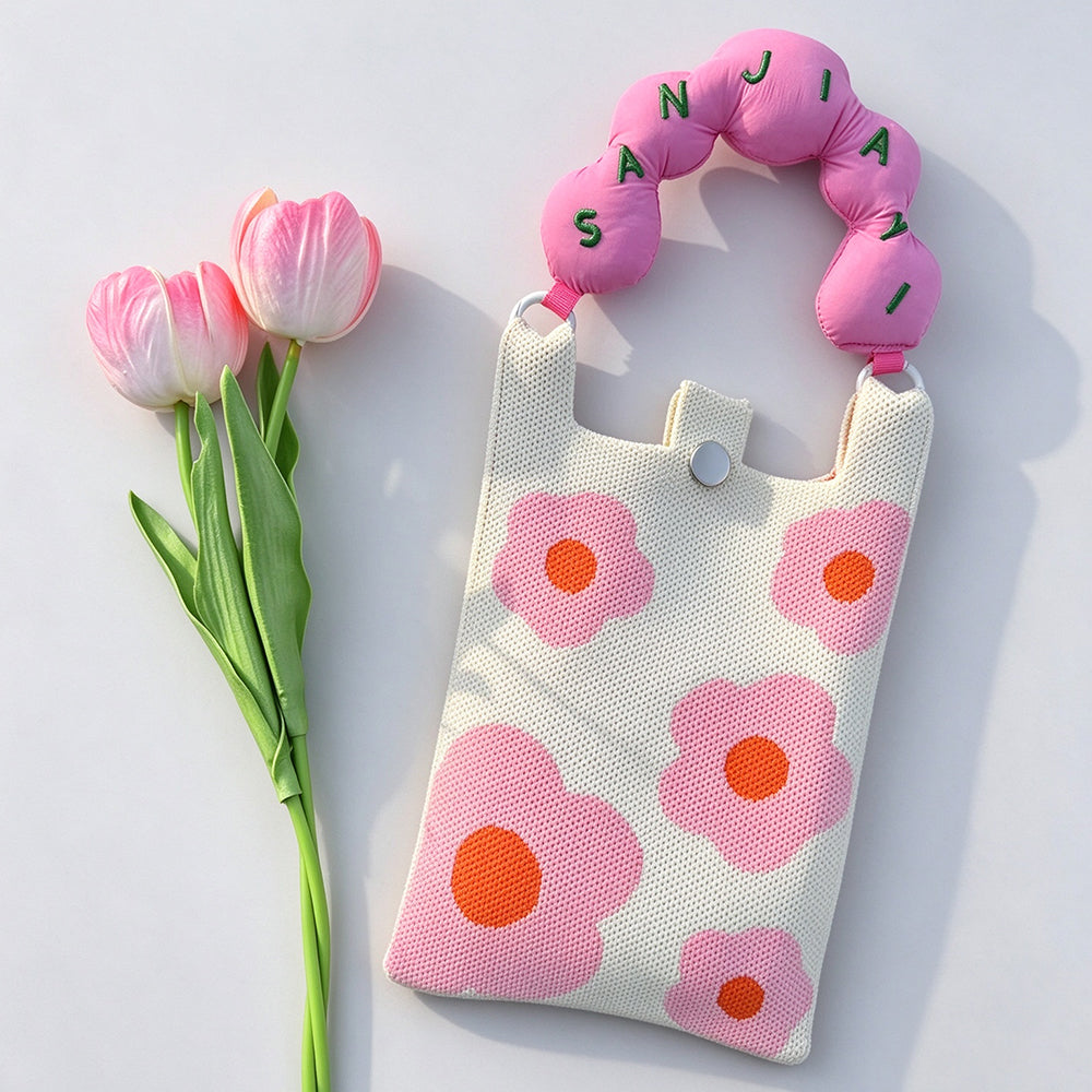 Cute Cartoon Knit Cell Phone - DippedShop Wholesale - #7219