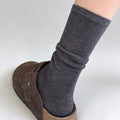 Cotton Slouchy Crew Socks - DippedShop Wholesale - #5187