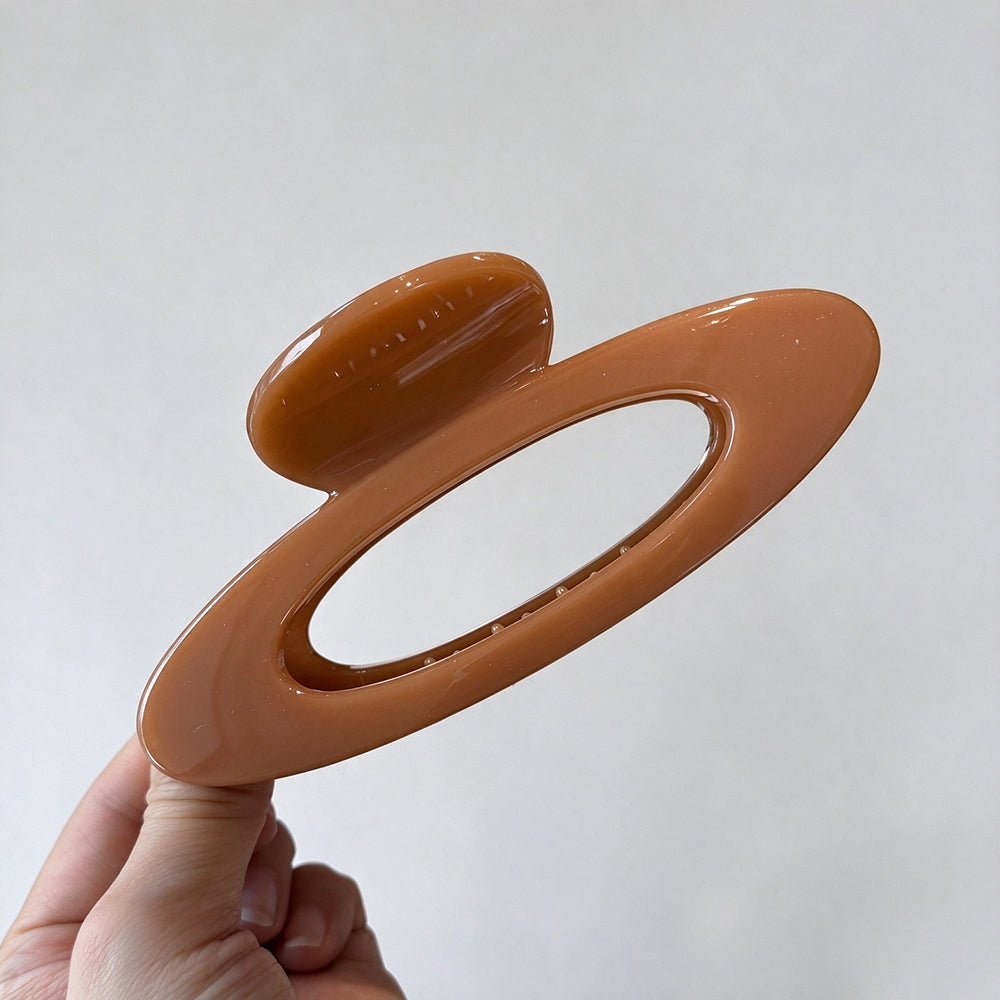 Hollow Out Oval Hair Claw - DippedShop Wholesale - #9923
