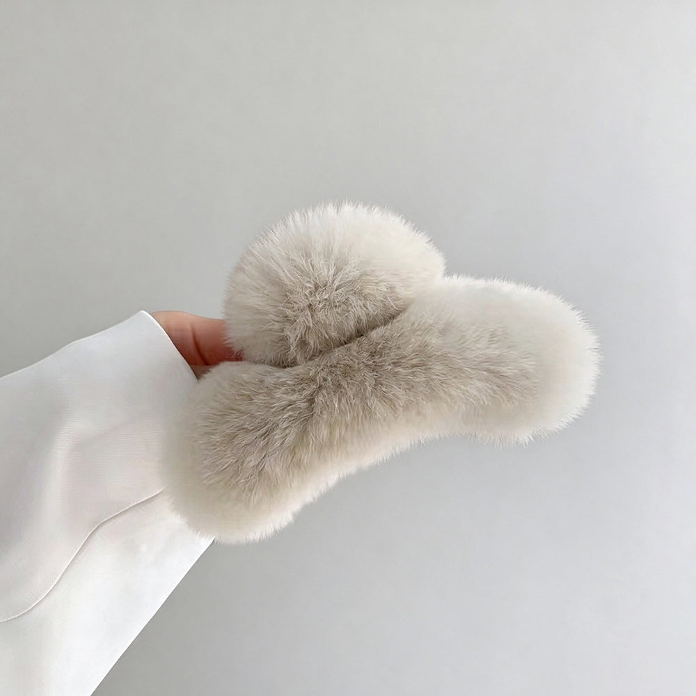 Faux Fur Hair Claw - DippedShop Wholesale - #2883