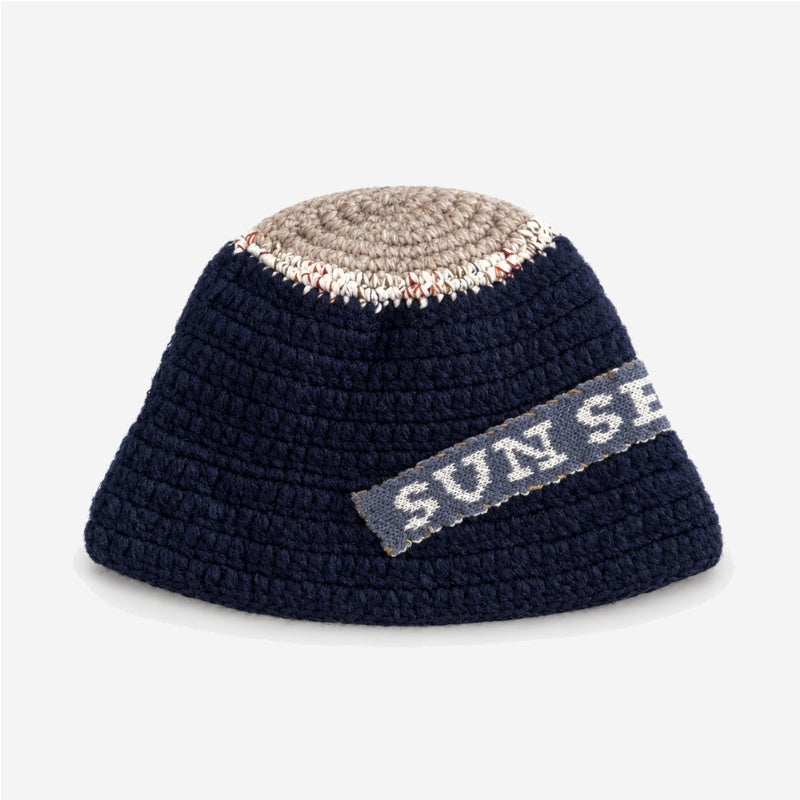 Color Block Splice Floral Jacquard Bucket Hat 6W6HAT634