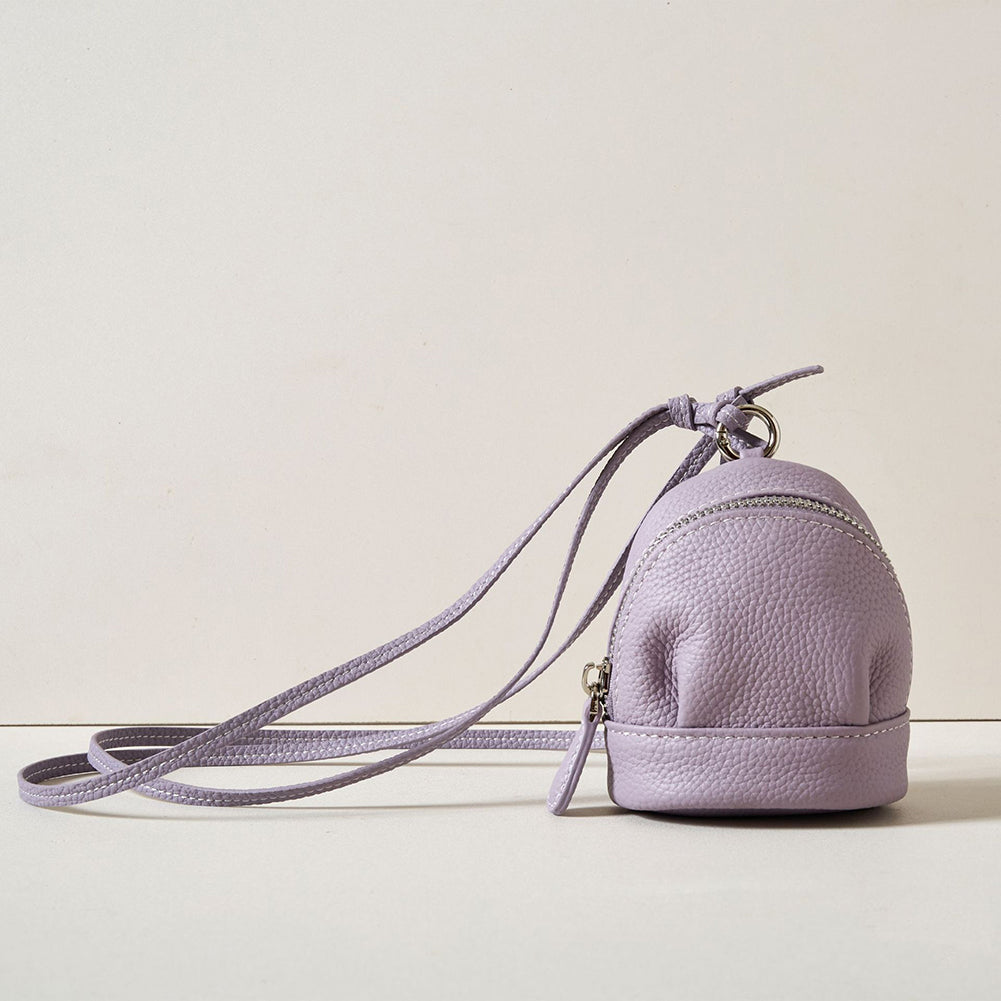 Mini Backpack Shaped Leather Coin Purse 6W10BWB304