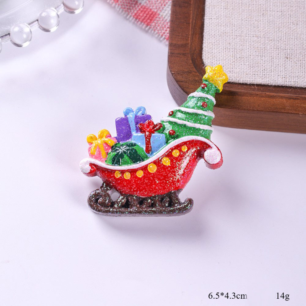 Christmas Snowman Christmas Tree Festive Magnet 6H7HBW567