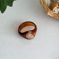 Natural Stones Irregular Weave Resin Bracelets 6W6JBR621