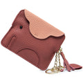 Cute Elephant Leather Mini Coin Purse 6W10BWB303