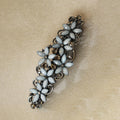 Rhinestone Flower Hair Barrette - DippedShop Wholesale - #2563