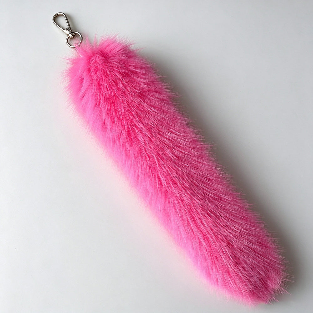 Fluffy Furry Tail Keychain - DippedShop Wholesale - #1187