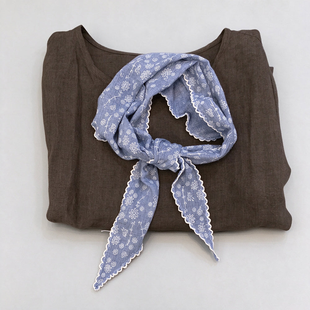 Retro Color Block Paisley Print Triangle Scarf 6W6NSC224