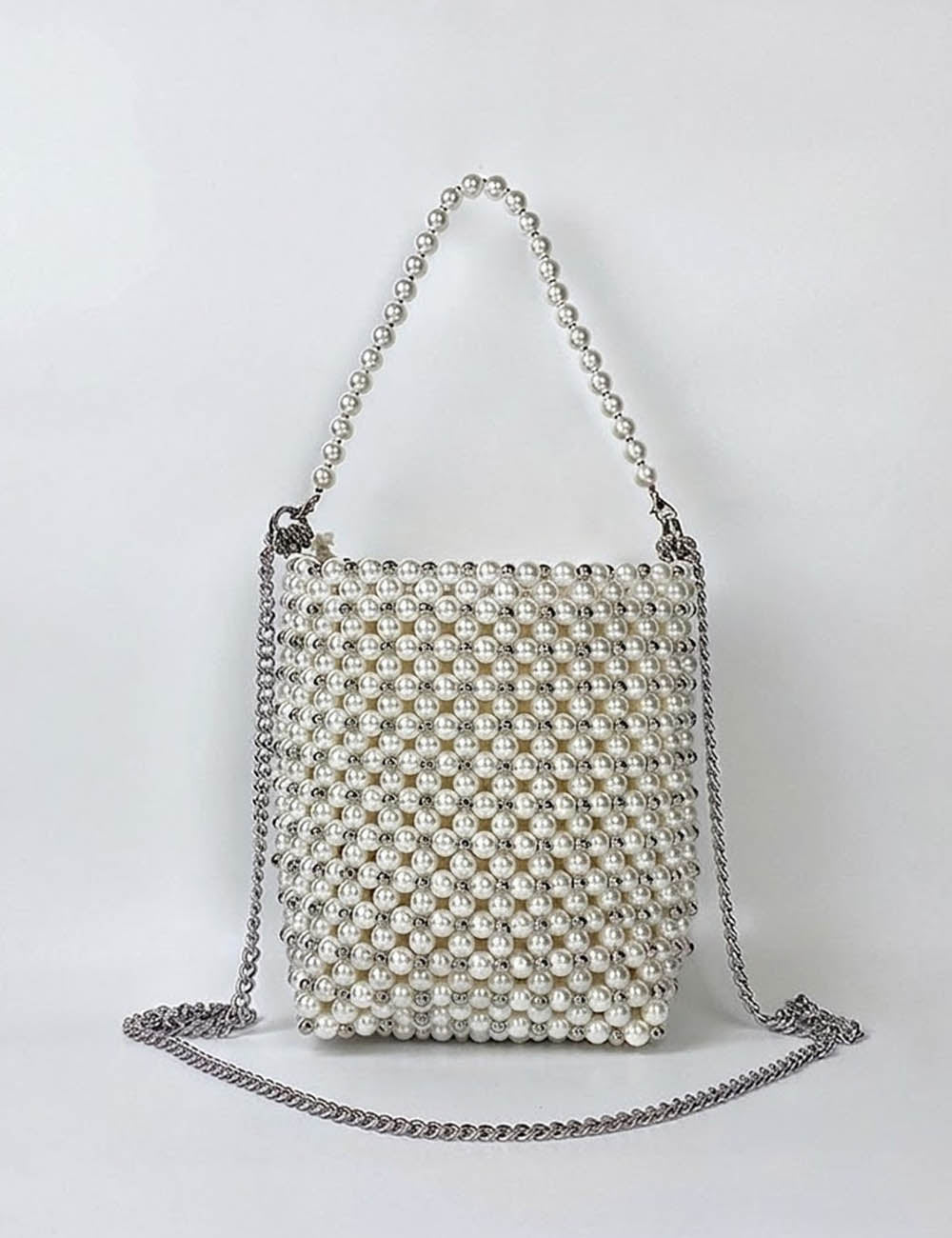 Handmade Pearl Beaded Handbag - DippedShop Wholesale - #1715