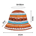 Color Block Striped Knit Hat - DippedShop Wholesale - #5955