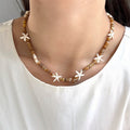 Vintage Starfish Beaded Necklace - DippedShop Wholesale - #6691